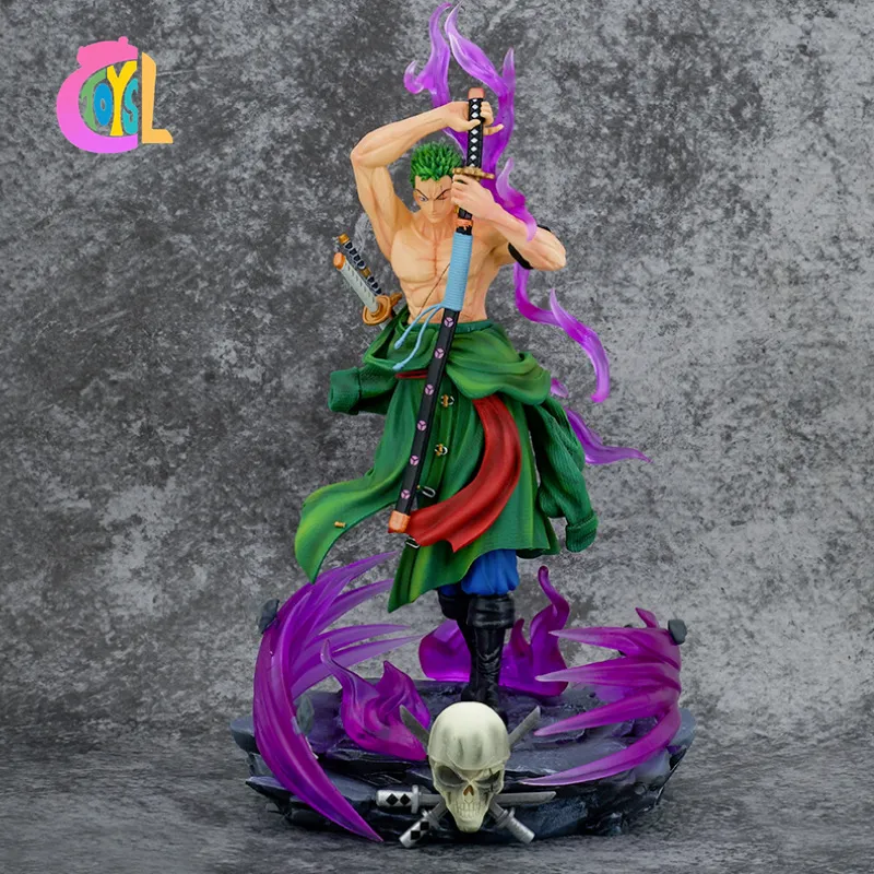 Fabbrica burattino a mano modello ornamenti giocattoli periferici un pezzo artigianato personaggi dei cartoni animati Zoro Action Figure