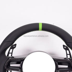 Volante de Cuero de Color <span class=keywords><strong>Clásico</strong></span> para Automóviles Porsche Panamera, Macan, Cayenne, 918, 911, 718, 970, 971, 958, Accesorios Automotrices - Product Image 3