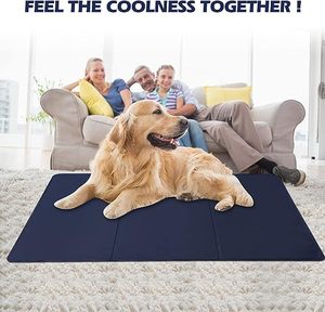 Cuscinetto di raffreddamento freddo tappetino per il letto Gel ghiaccio per cuscino grande Gel impacco di ghiaccio perfetto per la notte sudorazioni emicranie febbri vampate di calore - Product Image 5