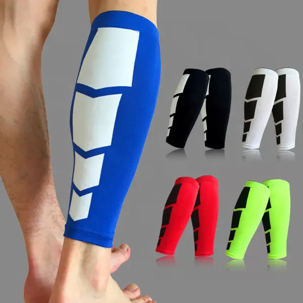 Wholesale Variety of color Sports moderate Compression Support Calf Shin Leg Sleeve