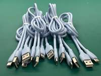 Câble de données USB-Type-C vers Type-C Super Rapide 3A en Cuivre Pur pour Ordinateur, Android et iPhone