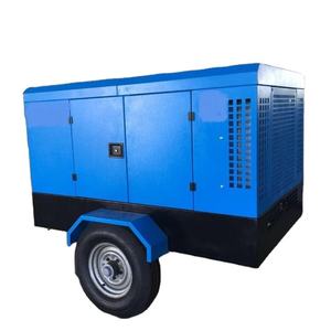אבן אוויר 37kw 55kw 60kw דיזל מונע נייד כל אחד מחולל מדחס אוויר 185 מנוע בורג cfm - Product Image 2