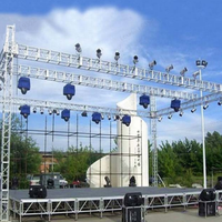 Structure de scène en aluminium imperméable, directement de l'usine, pour festivals de musique et expositions