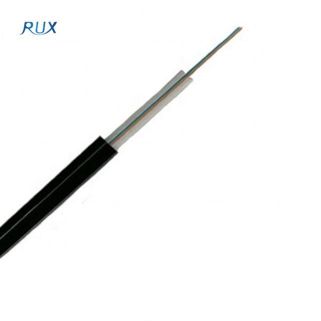12 Core Fiber Optic Cable G657/G652D With Steel Wire KFRP Strength Member Indoor FTTH 12fo Drop Cable