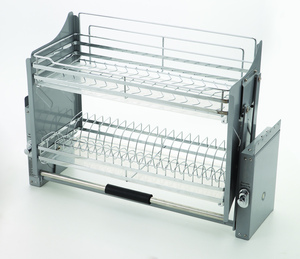 Cestello estraibile cestello portaoggetti per armadietto da parete per cucina cestello elevatore 600/700/800/900mm cestello di scarico per piatti di sollevamento D51131 - Product Image 3