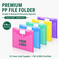 Pochette de classement A4 en plastique de haute qualité en forme de L, durable, imperméable, en PP transparent, pour documents de bureau et projets