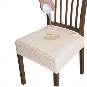 Housses de chaise de salle à manger d'hôtel tissées unies Liangshi en gros, modernes, durables, en polyester, lavables à la main, Jiangsu 200g/m - Product Image 4