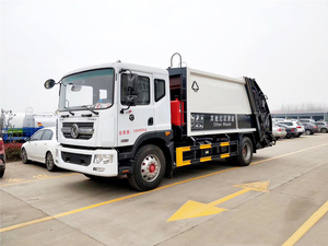 Dongfeng mới 12 mét khối máy nén rác xe tải DIESEL loại truyền dẫn bằng tay - Product Image 3