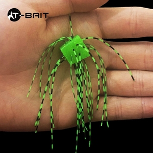 10 cái/túi 1.5g 1.7g 2.1g 2.9g tự làm Xúc xắc mềm mồi Silicone lụa Thu hút handmade Dòng Bass Màn hình câu cá mồi Xúc xắc hình dạng râu ria - Product Image 4