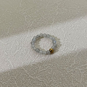 Novidade 2025: Anéis Elásticos Artesanais com Contas Redondas de Pedra Natural de 4mm para Homens e Mulheres – Presente Ideal - Product Image 4