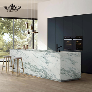 Goldtop 7021 Arabescato Verde PD, Piedra Artificial Blanca con Impresión de Cuarzo, Diseño Moderno de Lujo, Gran Losa Pulida para Encimeras de Hotel - Product Image 2