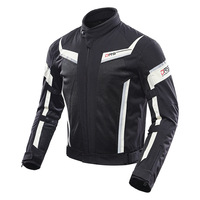 DUHAN Veste de course moto d'été pour homme Veste de protection respirante avec coussinets CE