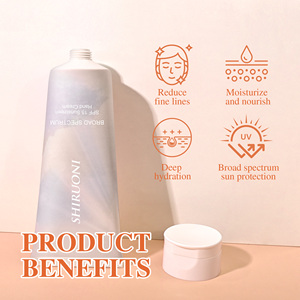 Campioni gratuiti crema solare idrata istantaneamente leviga ammorbidisce ampio spettro minerale <span class=keywords><strong>Spf</strong></span> <span class=keywords><strong>15</strong></span> ossido di zinco crema per le mani - Product Image 4