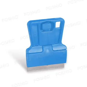 Foshio Mini strumento di pulizia vetro di plastica raschietto per cucina adesiva