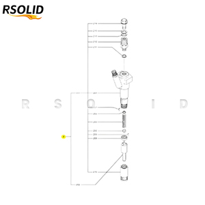 หัวฉีดน้ำมันดีเซล Rsoliddiesel รุ่น 35A61-11030 ใช้ได้กับรถขุดซีรีส์ PC อะไหล่หัวฉีดน้ำมันเครื่องยนต์ดีเซล - Product Image 5