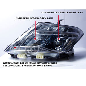 Apto para vehículos Nissan Patrol de 2012-2018, luces diurnas LED, faros de doble lente de alta especificación. - Product Image 4