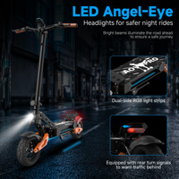 Hochleistungs-Elektroroller 800W für Erwachsene 11 Zoll Allterrain-Reifen 48V Akku Langstrecken-E-Scooter USA-Bereit