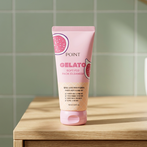 Nettoyant POINT Gelato Soft Fig Pack 100ml - Nettoyant en profondeur aux acides aminés, végétalien, pour les pores, avec acide hyaluronique - Product Image 2