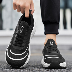 Pieds larges orteil léger respirant sport chaussures de course pour toutes les saisons mode baskets décontracté hommes OEM personnalisable - Product Image 4