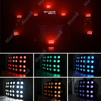 2 lampes à LED sans fil DMX512 alimentées par batterie, 24*12W RGBWA+UV, pour mariage, DJ, scène, événement
