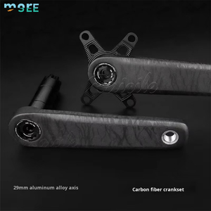 SeeMore 4 Claws 110mm BCD Manivelle en fibre de carbone à montage direct Plateau de pédalier <span class=keywords><strong>DUB</strong></span> Axe de 29 mm Ultra-léger Ensemble de manivelle de vélo de route en carbone - Product Image 1