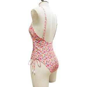 <span class=keywords><strong>Maillot</strong></span> <span class=keywords><strong>de</strong></span> <span class=keywords><strong>bain</strong></span> une pièce Tankini femme imprimé fleur personnalisé dos ouvert vêtements <span class=keywords><strong>de</strong></span> plage modernes côté à volants dos bretelles parallèles <span class=keywords><strong>maillot</strong></span> <span class=keywords><strong>de</strong></span> <span class=keywords><strong>bain</strong></span> - Product Image 3