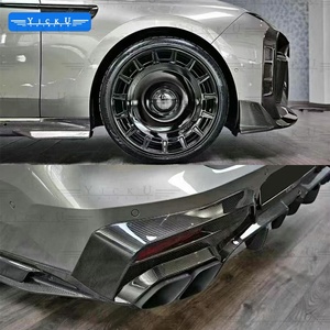 YICKU Kit Carrozzeria MSY Serie <span class=keywords><strong>7</strong></span> Facelift per <span class=keywords><strong>BMW</strong></span> Serie <span class=keywords><strong>7</strong></span> G70 735Li 740Li <span class=keywords><strong>M</strong></span>, Kit in Fibra di Carbonio con Labbro Anteriore e Diffusore Posteriore - Product Image 5