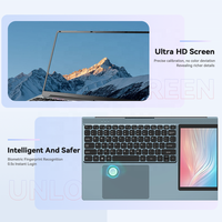Laptop Bisnis CPU N100 15.6 Inci + Layar Ganda 7 Inci Laptop Layar Sentuh 1920x1080 IPS Baru Beli Banyak Komputer PC