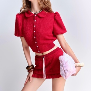 Vente en gros de tenues deux pièces sexy à manches courtes de haute qualité et élégantes pour femmes - Product Image 2