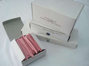 最高品質のカスタムロゴ＆長さ、鉄線入りペーパーツイストタイ、2000個/箱 - Product Image 6