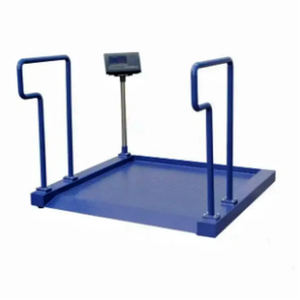Báscula médica digital Veidt de 300 kg para pacientes sentados, plataforma elevadora ligera, báscula para silla de ruedas TCS-WH Hosp - Product Image 1