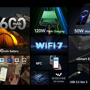 Teléfono Inteligente Ulefone Armor 28 Ultra Resistente, Cámara de Visión Nocturna, 5G LTE/CDMA/GSM, 16GB+1TB, 10600mAh, IP68 Resistente al Agua, NFC, Android 15 - Product Image 5