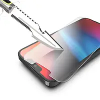 Protectores de pantalla de vidrio templado para iPhone, protector de pantalla de vidrio templado, plano, HD, 2.5D, 0,33mm, para iPhone 12, 13, 14, mini pro max, Samsung Galaxy