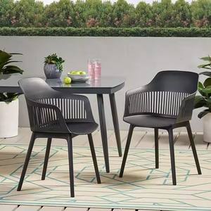 Nordic Modern Indoor Outdoor <b>Chair</b> PP Plastic <b>Cushion</b> Seat Home Furniture for Bar and Dining Use - Product Image 5