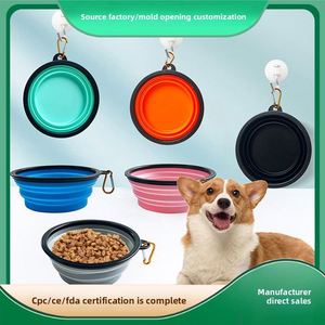 Tazón Portátil Retráctil para Perros, Tazón Plegable de Silicona para Gatos, Comedero Retráctil para Perros con Logotipo Personalizado, Tazón Promocional para Comida de Gatos para Mascotas - Product Image 3
