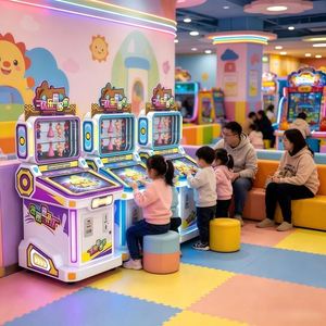 Machine de jeu à monnayeur pour enfants Happy Lots, machine de jeu d'échange de tickets d'arcade, équipement de centre de divertissement intérieur pour enfants - Product Image 1