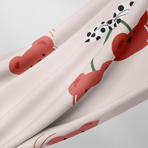 Suave al tacto 67% bambú 28% algodón 5% Spandex impresión personalizada tela orgánica para ropa - Product Image 5