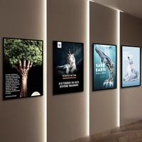 L'aluminium de la publicité a mené le caisson lumineux mince rétro-éclairé, panneau de signe mené de Lit de bord