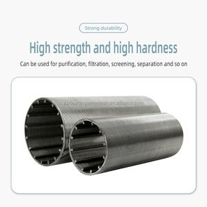 Filtre à fil <span class=keywords><strong>en</strong></span> V pour piège à boues, grille Johnson, découpe sur mesure, maille <span class=keywords><strong>en</strong></span> <span class=keywords><strong>acier</strong></span> inoxydable haute efficacité 95%+ 2-500 microns - Product Image 5