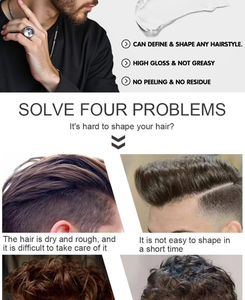 <span class=keywords><strong>Cire</strong></span> coiffante en boîte aluminium, séchage rapide, <span class=keywords><strong>facile</strong></span> à rincer, formule hydrophile, coiffage naturel, textures multiples, <span class=keywords><strong>facile</strong></span> à modeler - Product Image 4