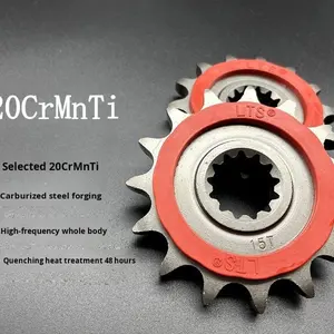 Juego de <span class=keywords><strong>Cadena</strong></span> para Motocicleta Compatible con Huanglong BJ300GS BN302 TNT302, Modificación de <span class=keywords><strong>Cadena</strong></span> Silenciosa, Tamaño del Piñón, Sello de Aceite - Product Image 3