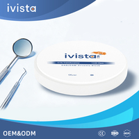 Bloque IVISTA HT de Alta Resistencia a la Flexión, 1300MPa, 41% de Translucidez, para Coronas y Puentes, Tecnología OEM/ODM