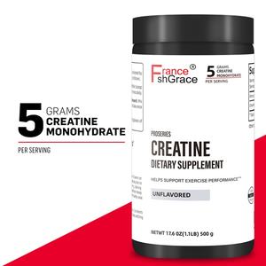 Complément alimentaire à haute teneur en créatine pour soutenir la croissance musculaire, la force, la récupération, la santé cognitive des adultes, poudre de créatine - Product Image 2