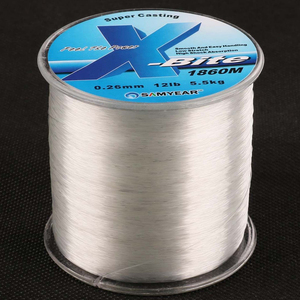 DORISEA OEM Ligne de pêche monofilament transparente 2mm, nylon de haute qualité fabriqué en Chine, <span class=keywords><strong>12lb</strong></span> 15lb 20lb 40lb 60lb 100lb, ligne flottante 1860m - Product Image 1