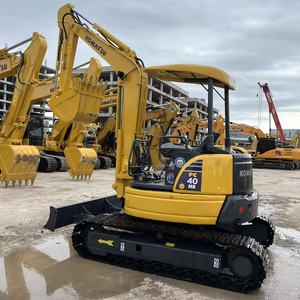 Mini-excavatrice Komatsu PC40 / PC40MR d'occasion d'origine japonaise, 4 tonnes, petite excavatrice sur chenilles pour la construction - Product Image 2