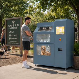 Kiosco de Lavado de Perros Resistente al Agua, Estación de Baño Automática para Mascotas, para Parques de RV, Campamentos y Cuidado de Mascotas al Aire Libre - Product Image 1