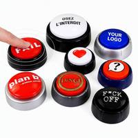 Bouton Sonore avec Sons d'Applaudissements et de Fiançailles, Buzzer de Jeu Amusant, Bouton Facile pour Fête Dansante, Jouet de Bureau, Cadeau Farfelu
