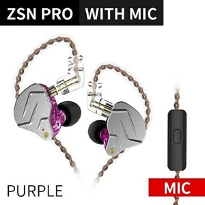 KZ ZSN Pro ProX Dual Driver 1BA+1DD HiFi In-Ear Monitor Earphones Hybrid Metal 3.5mm <strong>Interface</strong> - Product Image 6