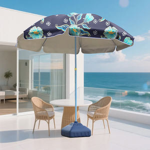 Sombrilla Portátil Grande de 3m con Techo de Paja, Resistente al Viento, con Anclaje para Arena, para Jardín, Piscina, Playa y Resort - Product Image 3