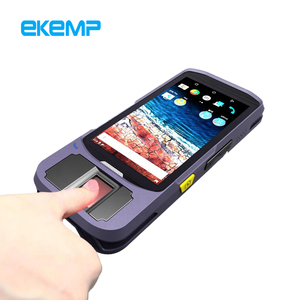 Máquina biométrica de mano Android con escáner de huellas dactilares, lector de tarjetas de identificación inteligente para autenticación de votantes, control de fronteras - Product Image 4